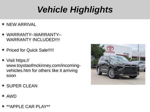 2024 Toyota Grand Highlander