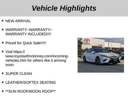 2019 Toyota Camry SE