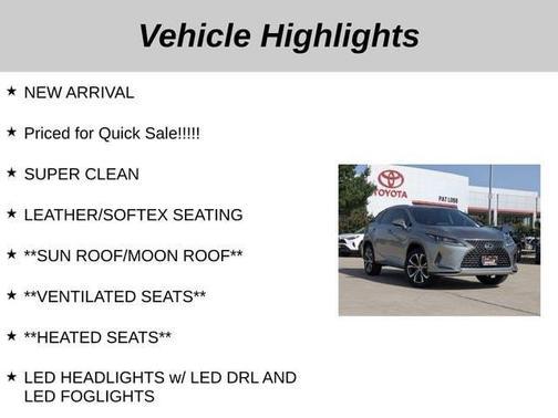 2022 Lexus RX 350 Base