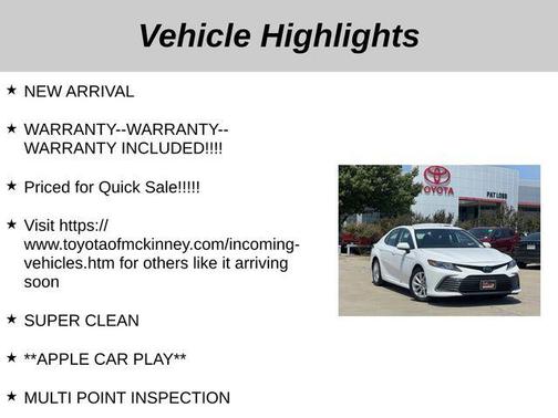 2024 Toyota Camry LE