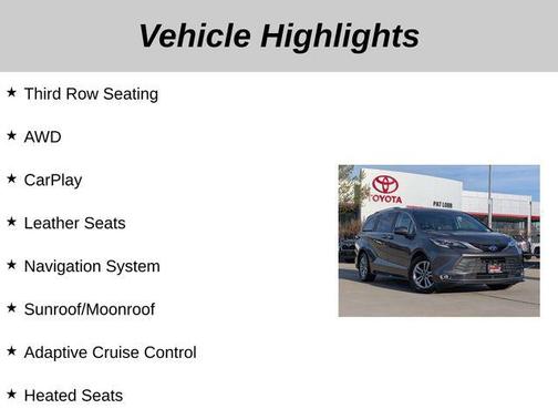 2023 Toyota Sienna Platinum 7 Passenger