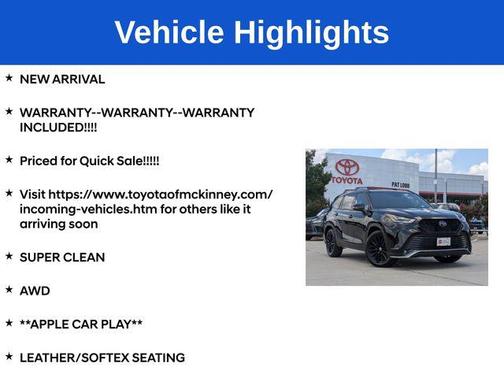 2023 Toyota Highlander XSE