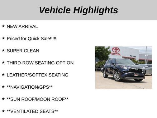 2023 Toyota Highlander Hybrid Platinum