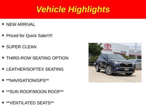 2023 Toyota Highlander Hybrid Platinum