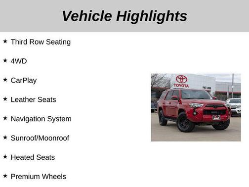 Barcelona Red Metallic 2023 Toyota 4Runner SR5 Premium