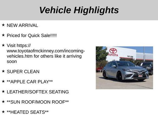 2024 Toyota Camry XSE