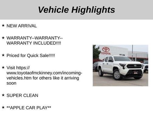 2024 Toyota Tacoma SR