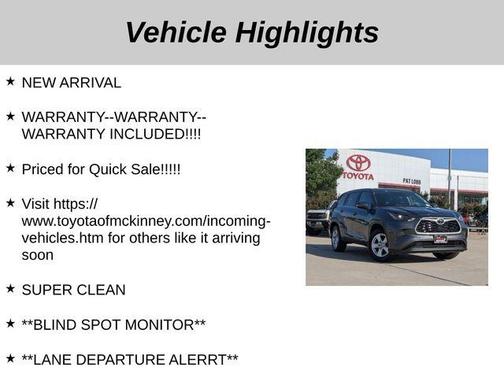 2023 Toyota Highlander L