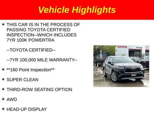2023 Toyota Highlander Hybrid Platinum