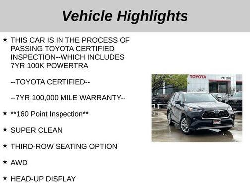 2023 Toyota Highlander Hybrid Platinum