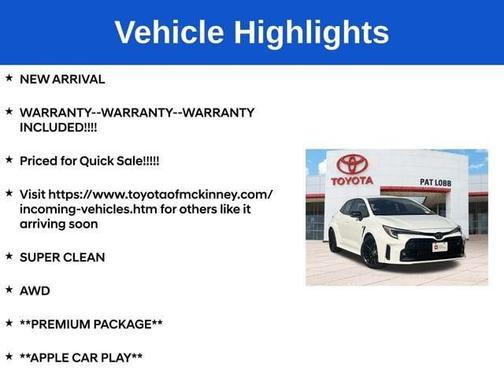 2024 Toyota GR Corolla