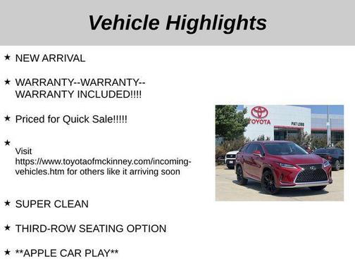 2021 Lexus RX 350L Base