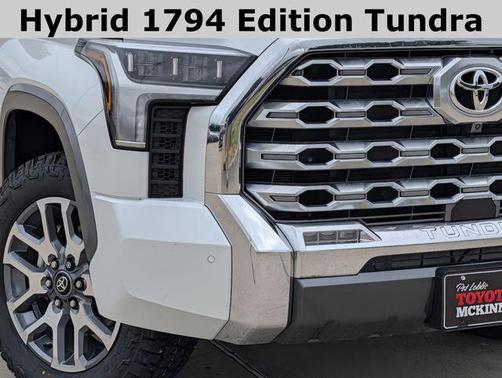 Wind Chill Pearl 2025 Toyota Tundra Hybrid 1794 Edition