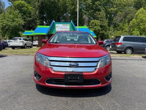 Red 2010 Ford Fusion SEL