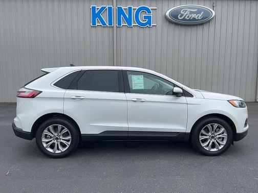 STAR WHITE 2024 Ford Edge TITANIUM SUV