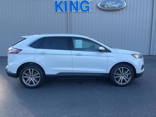 STAR WHITE 2024 Ford Edge TITANIUM SUV