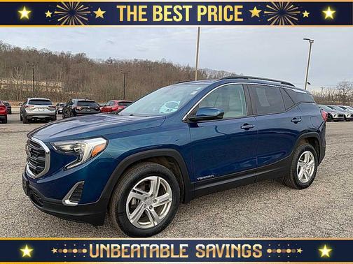 Blue Emerald Metallic 2021 GMC Terrain SLE