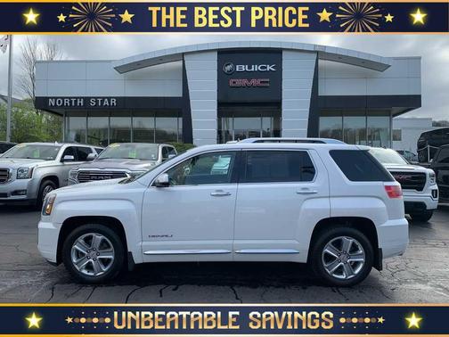 White Frost Tricoat 2017 GMC Terrain Denali