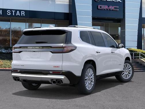 Glacier White Tricoat 2026 GMC Acadia Denali