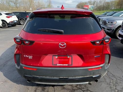 Soul Red Crystal Metallic 2025 Mazda CX-50 Hybrid Premium Package