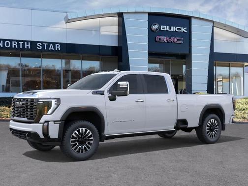Glacier White Tricoat 2026 GMC Sierra 2500 Denali Ultimate