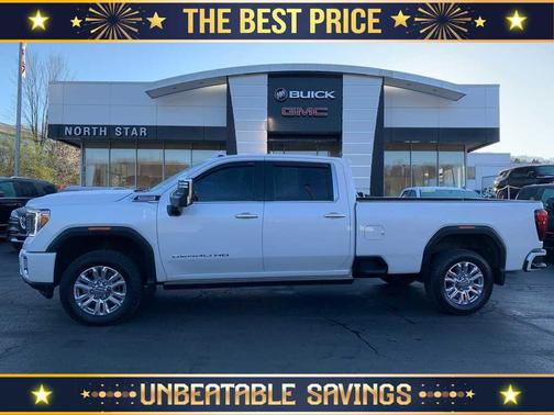 White Frost Tricoat 2022 GMC Sierra 2500 Denali