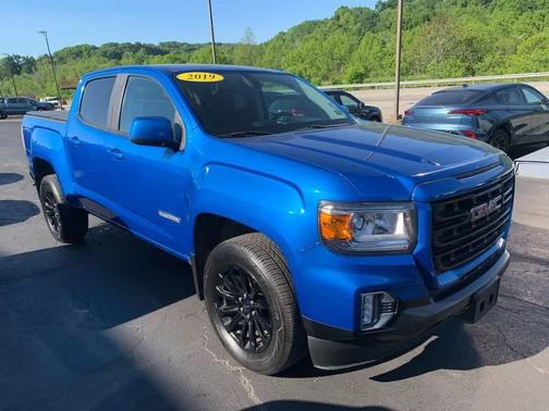 Dynamic Blue Metallic 2021 GMC Canyon Elevation