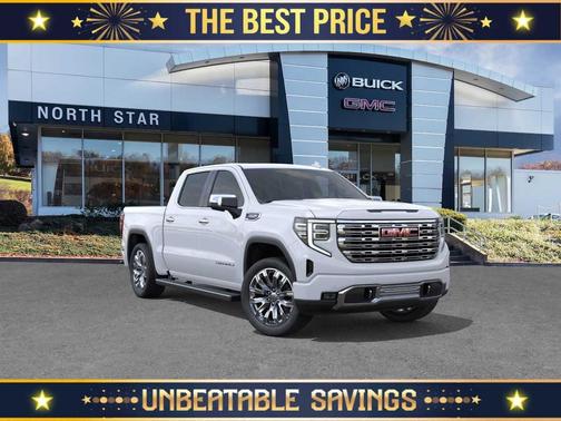 Glacier White Tricoat 2026 GMC Sierra 1500 Denali