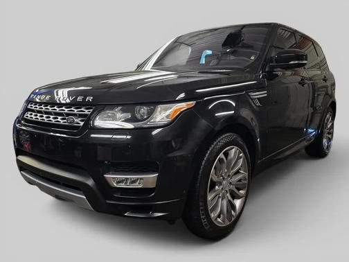 Black 2017 Land Rover Range Rover Sport 5.0L Supercharged Autobiography