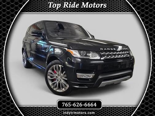 Black 2017 Land Rover Range Rover Sport 5.0L Supercharged Autobiography
