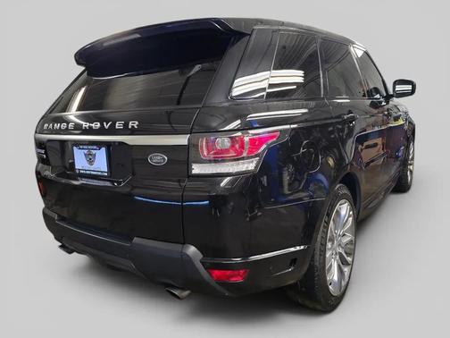 Black 2017 Land Rover Range Rover Sport 5.0L Supercharged Autobiography