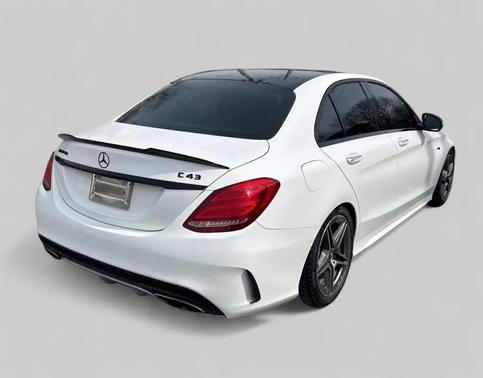 White 2016 Mercedes-Benz C-Class 4MATIC