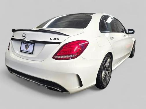 White 2016 Mercedes-Benz C-Class 4MATIC