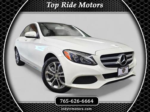 White 2015 Mercedes-Benz C-Class C 300 4MATIC Luxury