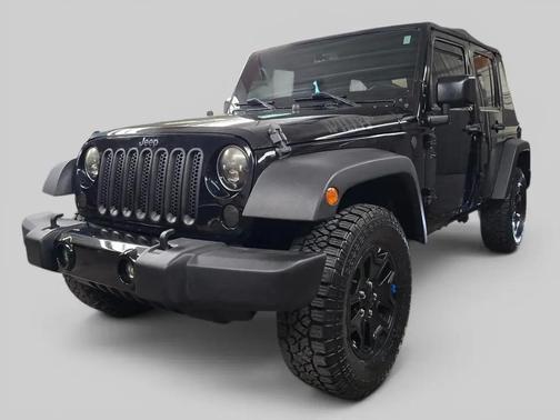 Black Clearcoat 2015 Jeep Wrangler Unlimited Willys Wheeler