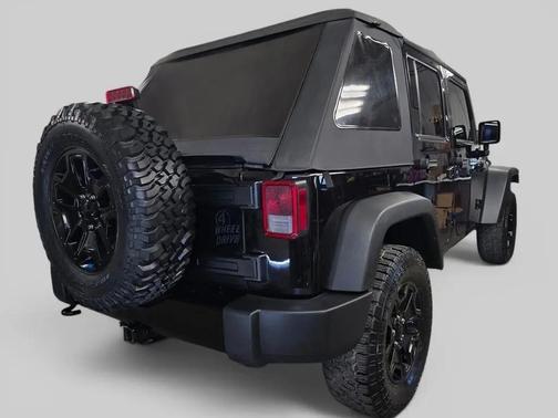 Black Clearcoat 2015 Jeep Wrangler Unlimited Willys Wheeler