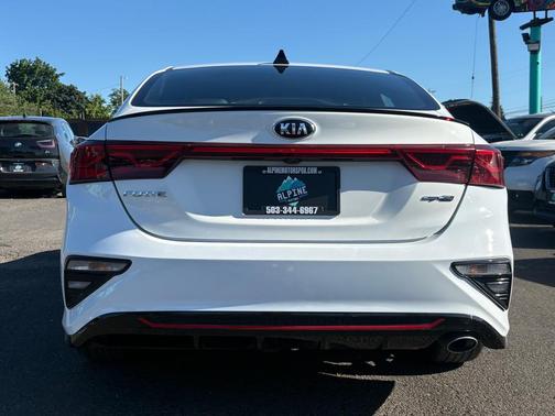 Clear White 2020 Kia Forte GT-Line
