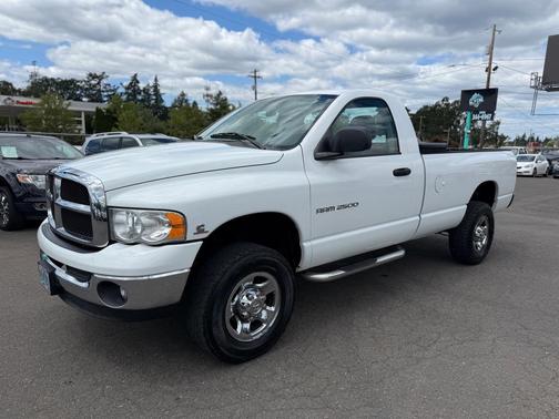 WHITE 2005 Dodge Ram 2500 SLT