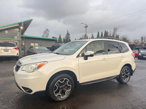 Satin White Pearl 2014 Subaru Forester 2.5i Touring
