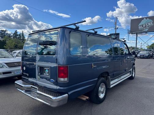 BLUE 1996 Ford Club Wagon E350 SUPER DUTY