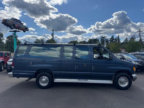 BLUE 1996 Ford Club Wagon E350 SUPER DUTY