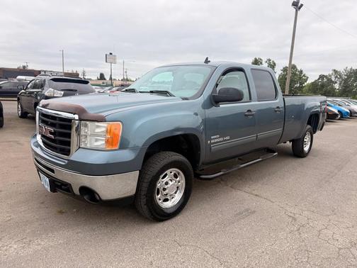 BLUE 2008 GMC Sierra 2500 SLE2 H/D Crew Cab