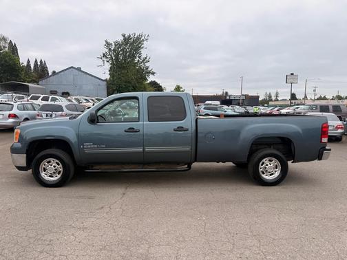 BLUE 2008 GMC Sierra 2500 SLE2 H/D Crew Cab