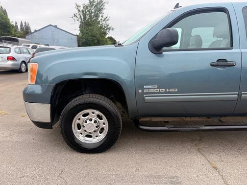 BLUE 2008 GMC Sierra 2500 SLE2 H/D Crew Cab