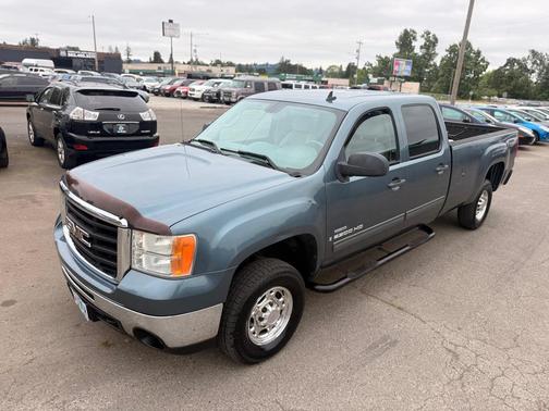 BLUE 2008 GMC Sierra 2500 SLE2 H/D Crew Cab