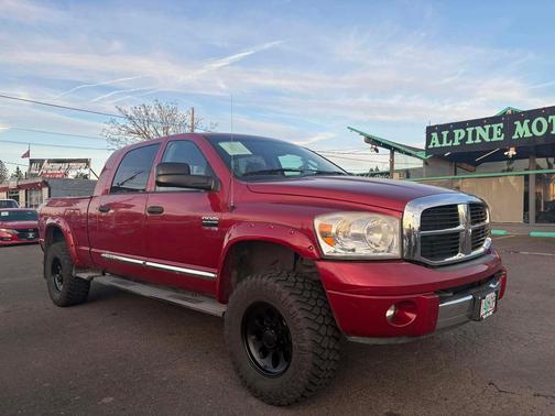 RED 2007 Dodge Ram 3500 Laramie