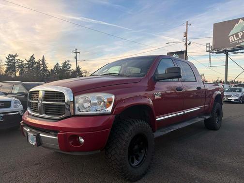 RED 2007 Dodge Ram 3500 Laramie