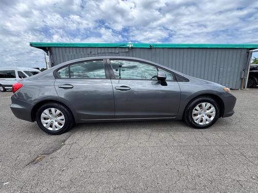 GRAY 2012 Honda Civic LX