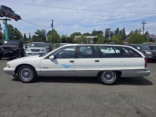 WHITE 1991 Chevrolet Caprice