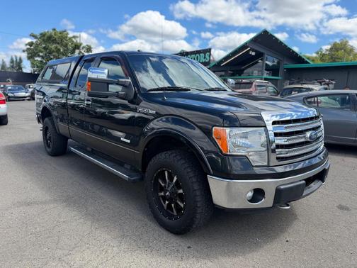 BLACK 2013 Ford F-150 SUPER CAB